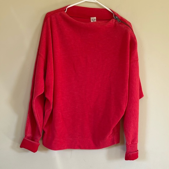 We the free fashion red sweater top - Picture 3 of 9